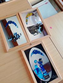 Quadretti su specchio 