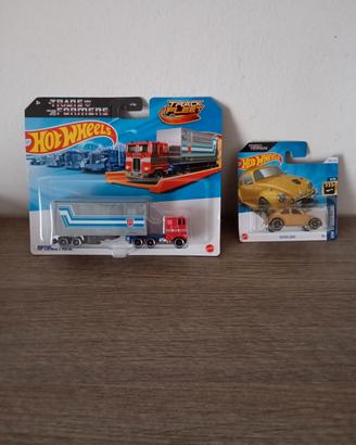 Hot Wheels Optimus Prime e Bumblebee 