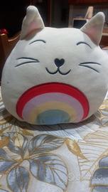 peluche gatto arcobaleno 