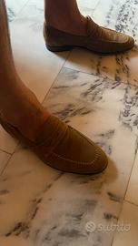 Mocassino in camoscio da uomo