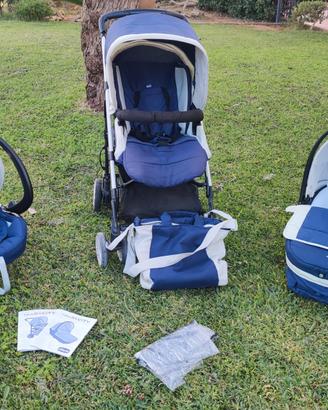 Passeggino Trio chicco my city blu
