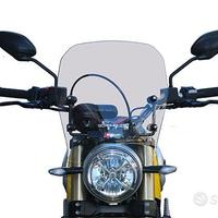 Cupolino scrambler 1100 17 / 18 alto fume chiaro