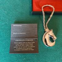 Portachiavi vintage Pierre Cardin in argento 925%