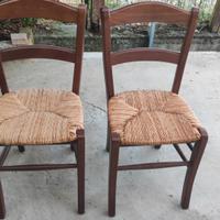 6 SEDIE IMPAGLIATE MODELLO MAROCCA