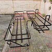 Fioriere portavasi da balcone in ferro battuto