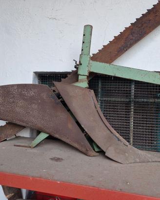 Aratro Monovomere vintage per tattorino o arredo