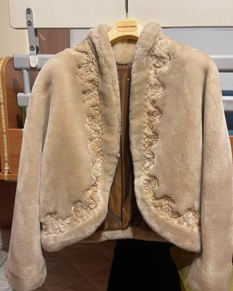 Giacca in pelliccia ecologica