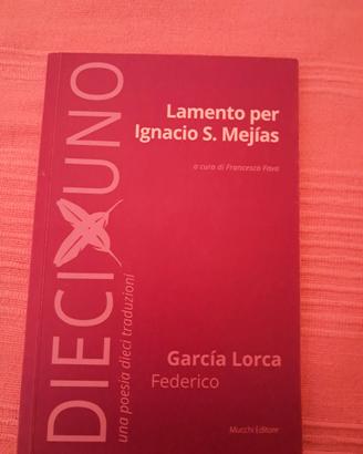 Libro "Lamento per Ignacio S. Mejías"