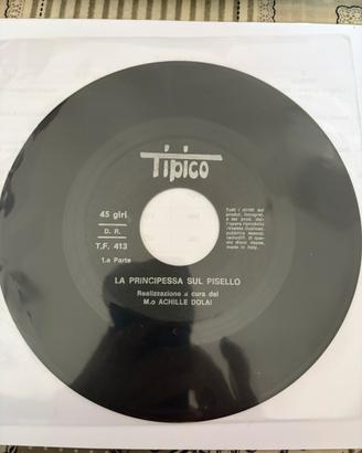 Fiabe sonore 45 giri La principessa sul pisello