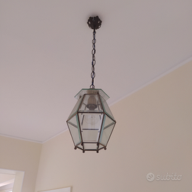 Lanterna lampada lampadario a sospensione anni 50