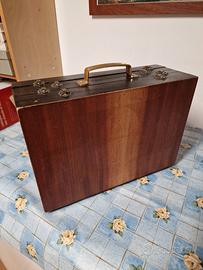 valigetta in legno da pesca