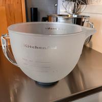 Ciotola kitchenaid in vetro satinato Artisan