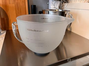 Ciotola kitchenaid in vetro satinato Artisan