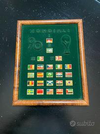 Quadretto bandiere nazionali mondiale  90