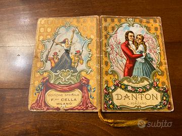 Calendarietto da barbiere “ DANTON” di G. Forzano