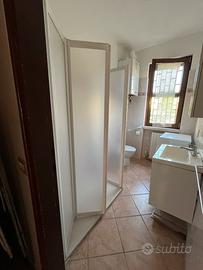 BOX DOCCIA.  120 cm. soffietto x  90 cm fissa