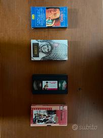 Lotto 4 VHS Cassette Film Classici Italiani