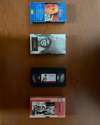 Lotto 4 VHS Cassette Film Classici Italiani