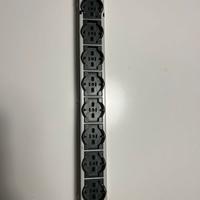 Multipresa in metallo con 8 frutti Vimar