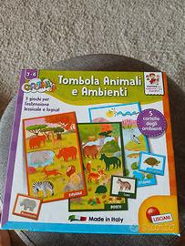 tombola degli animali e ambienti