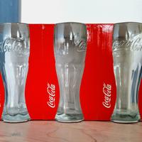 Set x3 bicchieri COCA COLA 