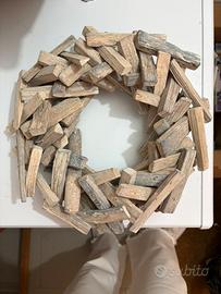 Centrotavola in legno - stile rustico -