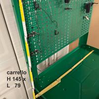 Carrello da lavoro e porta attrezzi