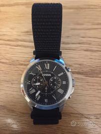 Fossil Grant FS4813 cronografo uomo 44mm nero