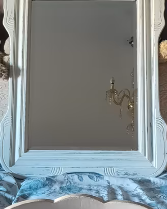 specchiera da parete shabby schic  70x90 cm 