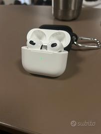 Airpods Apple 3 generazione con custodia inclusa