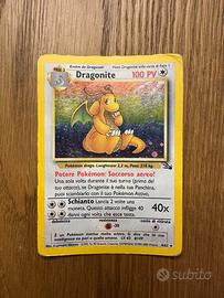 dragonite 4/62 holo Set fossil pokemon ita
