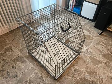 Trasportino cani taglia media in metallo