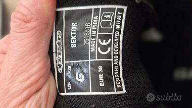 Scarpe da moto alpinestar  sektor 38