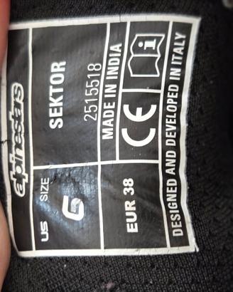 Scarpe da moto alpinestar  sektor 38