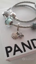 Charm pendente conchiglia e stella marina Pandora 