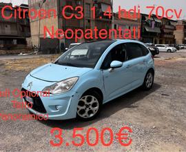 Citroen C3 1.4 hdi 75cv Neopatentati exclusive