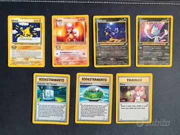 Carte Pokemon Neo Genesis Rare - 3 euro/cad