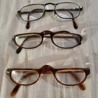 3 Montature occhiali da letrura
