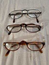 3 Montature occhiali da letrura