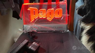 Insegna Luminosa Pago Premium Fruit Since 1888 - D
