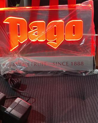 Insegna Luminosa Pago Premium Fruit Since 1888 - D
