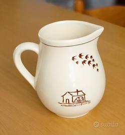Brocca caraffa in ceramica Mulino Bianco 1986