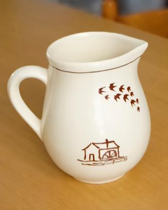 Brocca caraffa in ceramica Mulino Bianco 1986