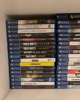 Lotto giochi ps4 vendibili anche singolarmente