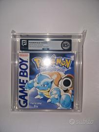 Nintendo game Boy pokemon blu gradato pixel 