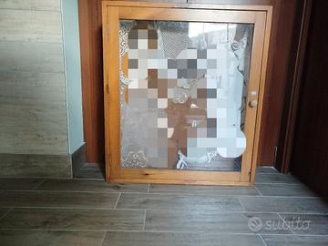 Grande bacheca in legno 