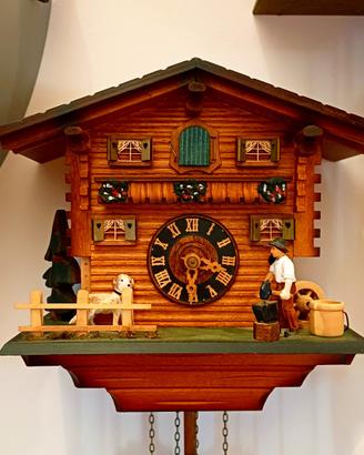 Orologio a cucù originale in legno