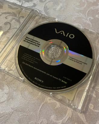 CD ripristino originale Sony VAIO serie PCV-W