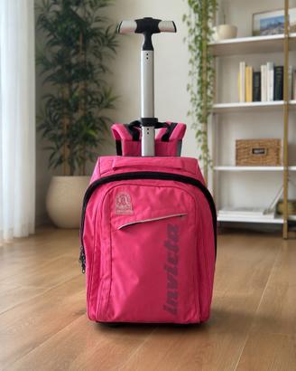 Zaino trolley Invicta rosa