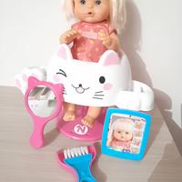 Nenuco parrucchiera glitter, bambola educativa, fa